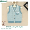 DA2260 Áo len ghile cài giữa