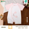 Body cài lệch cộc tay (1-9M)