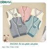 DA2260 Áo len ghile cài giữa