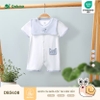 Body cài giữa cộc tay kèm yếm (1-9M)
