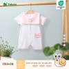 Body cài giữa cộc tay kèm yếm (1-9M)