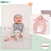 DA2262 Áo len gile cài lệch