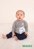 DA2265 Áo cài lệch dài tay