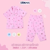 DB865 Bộ pijama cộc tay Dokma (2-6T)