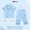 DB865 Bộ pijama cộc tay Dokma (2-6T)