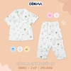 DB865 Bộ pijama cộc tay Dokma (2-6T)