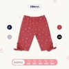 DQ943 Quần legging bé gái in khổ (2-6T)