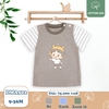 DMA502 Aó cài vai cộc tay bé trai (9-36M)