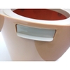 Toilet cho mèo, bằng nhựa, mã hàng PUNT430, màu cam, hiệu Iris