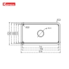Chậu rửa KONOX Workstation Sink Dekor 8347SU