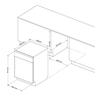 Máy rửa chén âm tủ tự động mở cửa Malloca MDW147713AD