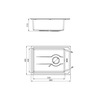 Chậu rửa đôi không cánh Malloca MS 5066W