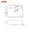 Chậu rửa bát KONOX Sink STELO 790