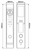 Khóa Điện Tử KASSLER KL-899 PRO CNC GOLD APP Tuya Remote