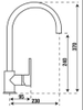 Vòi Rửa Bát Pona PNK1-2322