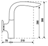 Vòi Rửa Bát Pona PNK-110C