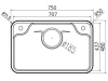 Chậu rửa GrandX GX7548JP Hikari