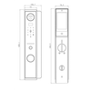 Khóa Điện Tử KASSLER KL-808 CNC BLACK APP Tuya