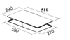 Bếp Từ Domino Eurosun EU-T506DO