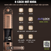 Khóa Điện Tử AVOLOCK AC-994L Red Bronze