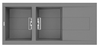 Chậu rửa đá Granite 2 hố SMART K-500