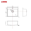 Chậu rửa bát KONOX Turkey Sink Neron 600T