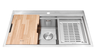 Chậu rửa đôi không cánh Slide Malloca MS 861
