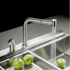 Vòi nóng lạnh dây rút inox 304 Malloca LuxSteel K068PO