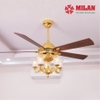 Quạt Trần FENGYE-MILAN FY968 Thân Đồng Mạ Vàng