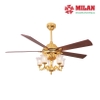 Quạt Trần FENGYE-MILAN FY968 Thân Đồng Mạ Vàng