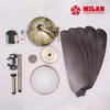 Quạt Trần FENGYE-MILAN FY509 Màu Đồng Cổ