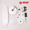 Quạt Trần FENGYE-MILAN FY568 Màu Trắng 1,06m