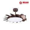 Quạt Trần FENGYE-MILAN FY566 Màu Đen Cà Phê