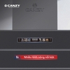 Máy hút mùi Kính Vát Canzy CZ-VDC ELITE