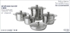 Bộ nồi chảo KAFF KF-ST00519R