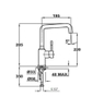 Vòi rửa TEKA FRAME 915
