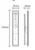 Khóa Điện Tử AVOLOCK AL 78TFV GRAY