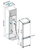 Tủ lạnh KAFF KF-BI233WL LUXURY (CÁNH MỞ TRÁI)