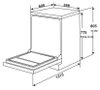 Máy Rửa chén KAFF KF-BHMI775YB