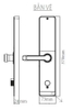 Khóa Điện Tử AVOLOCK AV 65 BRONZE