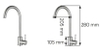 Vòi Rửa Inox KAFF KF-FC049