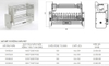 Giá bát nâng hạ nan dẹt EUROGOLD EVI960LW | EVI970LW | EVI980LW | EVI990LW