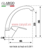Vòi Rửa Bát Carysil G-2811-03