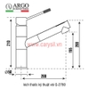 Vòi Rửa Bát Carysil G-2780-10