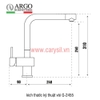 Vòi Rửa Bát Carysil G-2455-11