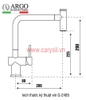 Vòi Rửa Bát Carysil G-2485-02