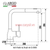 Vòi Rửa Bát Carysil G-0585-03