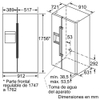 Tủ lạnh side by side BOSCH KAD92SB30|Serie 8