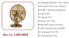 QUẠT BÀN TRANG TRÍ MR.VŨ QUẠT BÀN MEMORY GOLD
