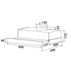 Máy Hút Mùi Âm Tủ KAFF KF-TL60SB New